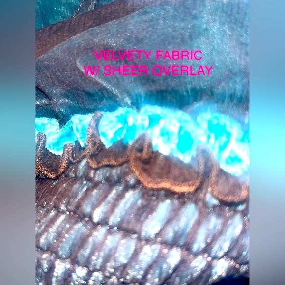 Rare Vintage/Y2K Velvet/Silk/lace multi-layered Midi Designed by BeauBois - S/M - Picture 8 of 16